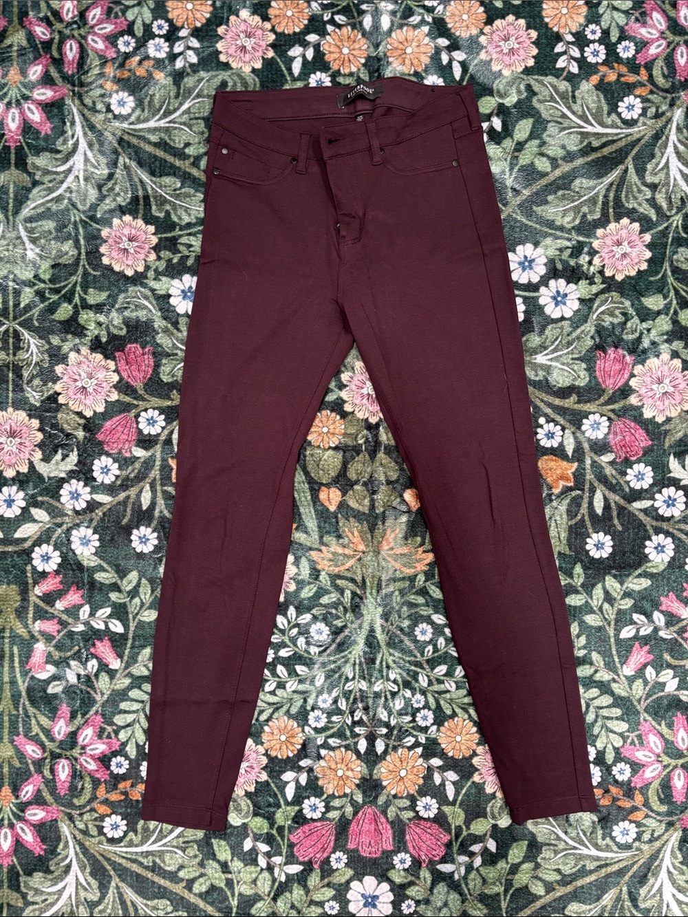 Liverpool Women's Burgundy Skinny Trousers